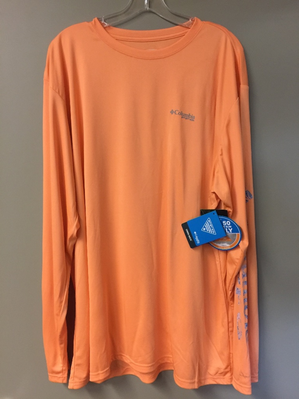 Terminal Tackle Perfomance Fishing Gear Long Sleeve Shirt-Orange